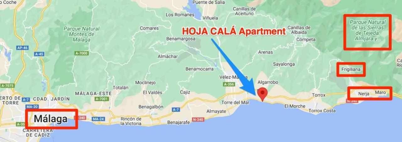 Hoja Cala Apartment アルガロボ・コスタ エクステリア 写真